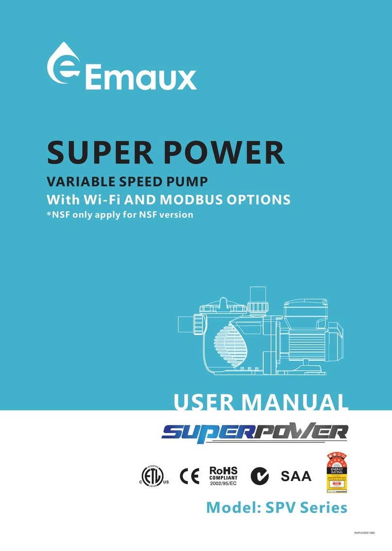 emaux SPV Series User manual