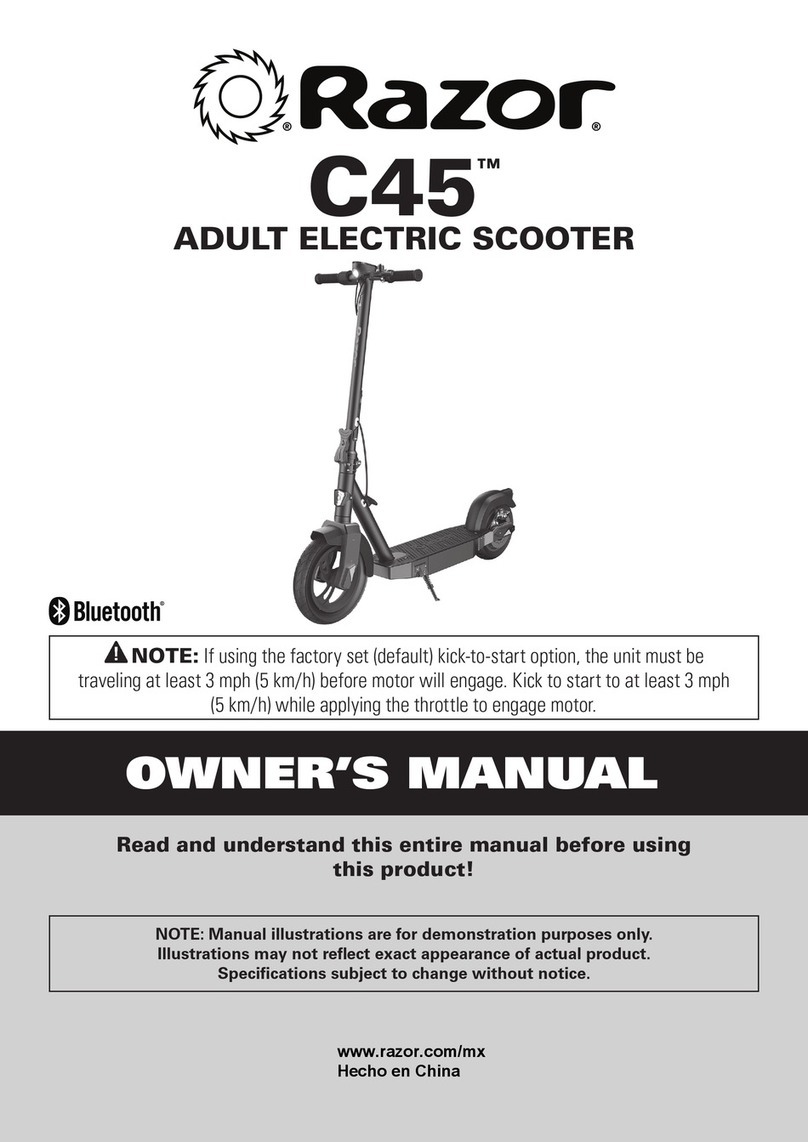 Razor C45 owner's manual