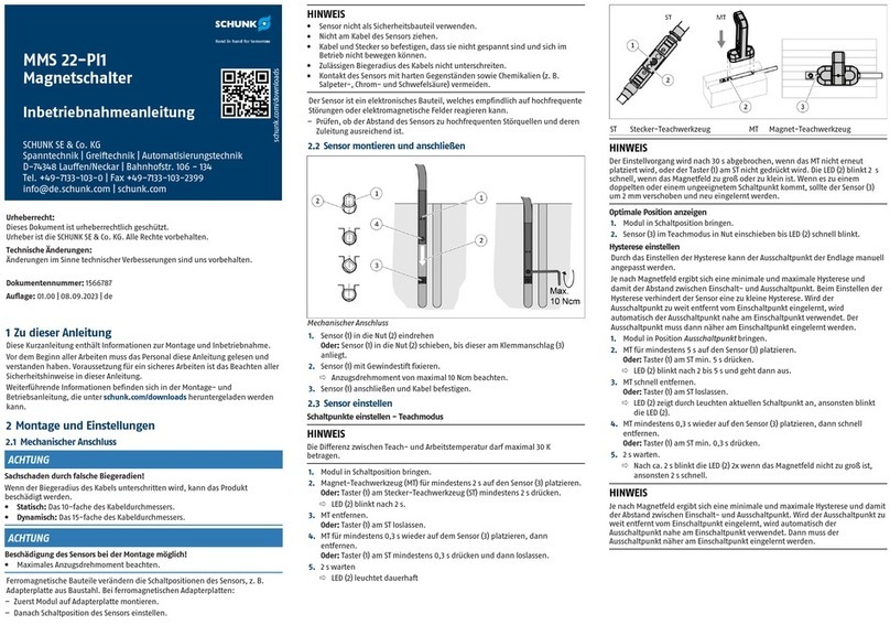 SCHUNK MMS 22-PI1 Training manual