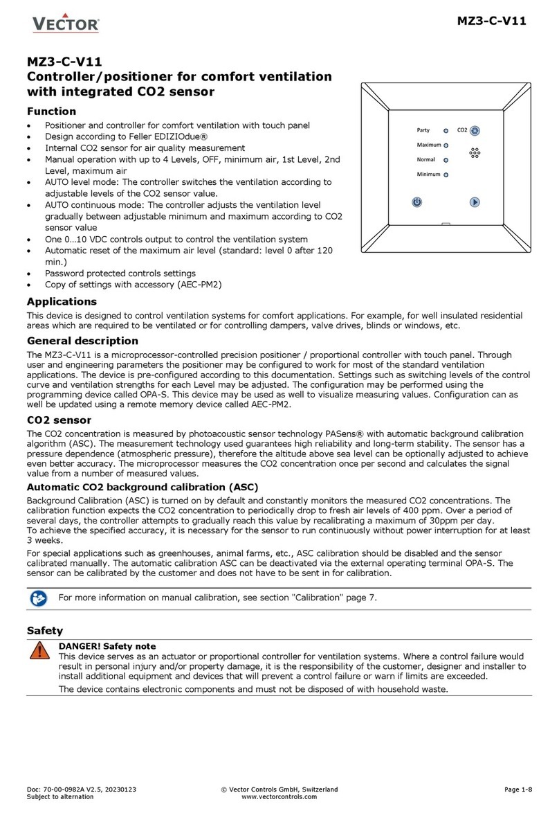 Vector MZ3-C-V11 manual