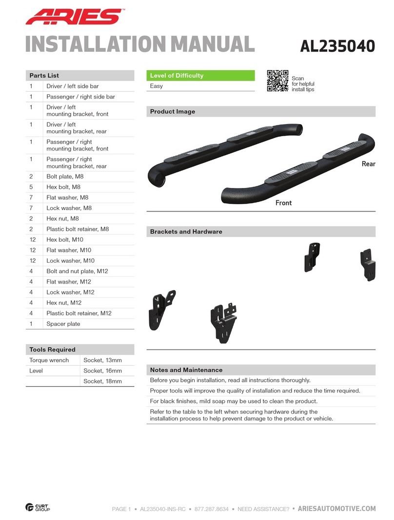 Aries AL235040 User manual