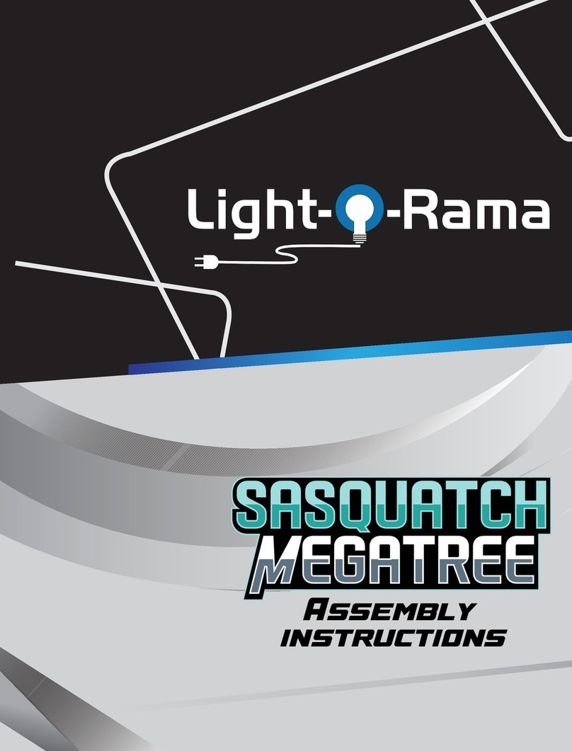 Light O Rama SASQUATCH MEGATREE Assembly instructions Light O Rama SASQUATCH MEGATREE Assembly instructions