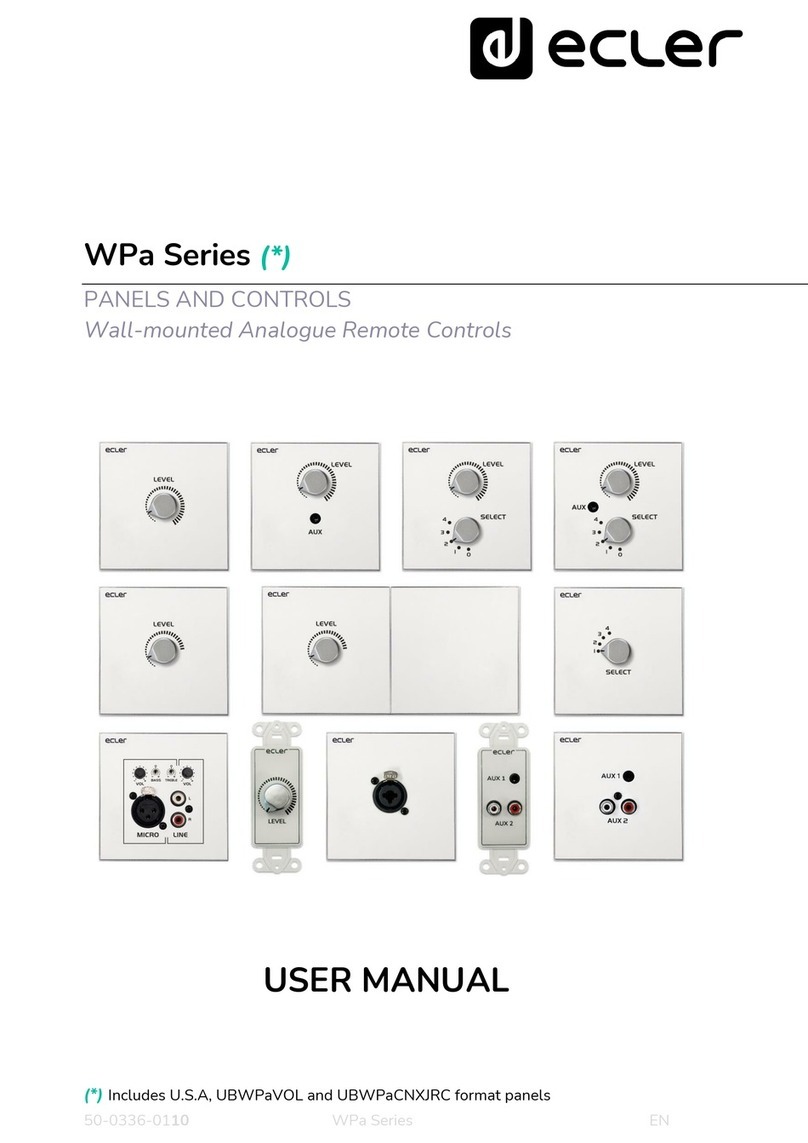 Ecler WPa Series user manual