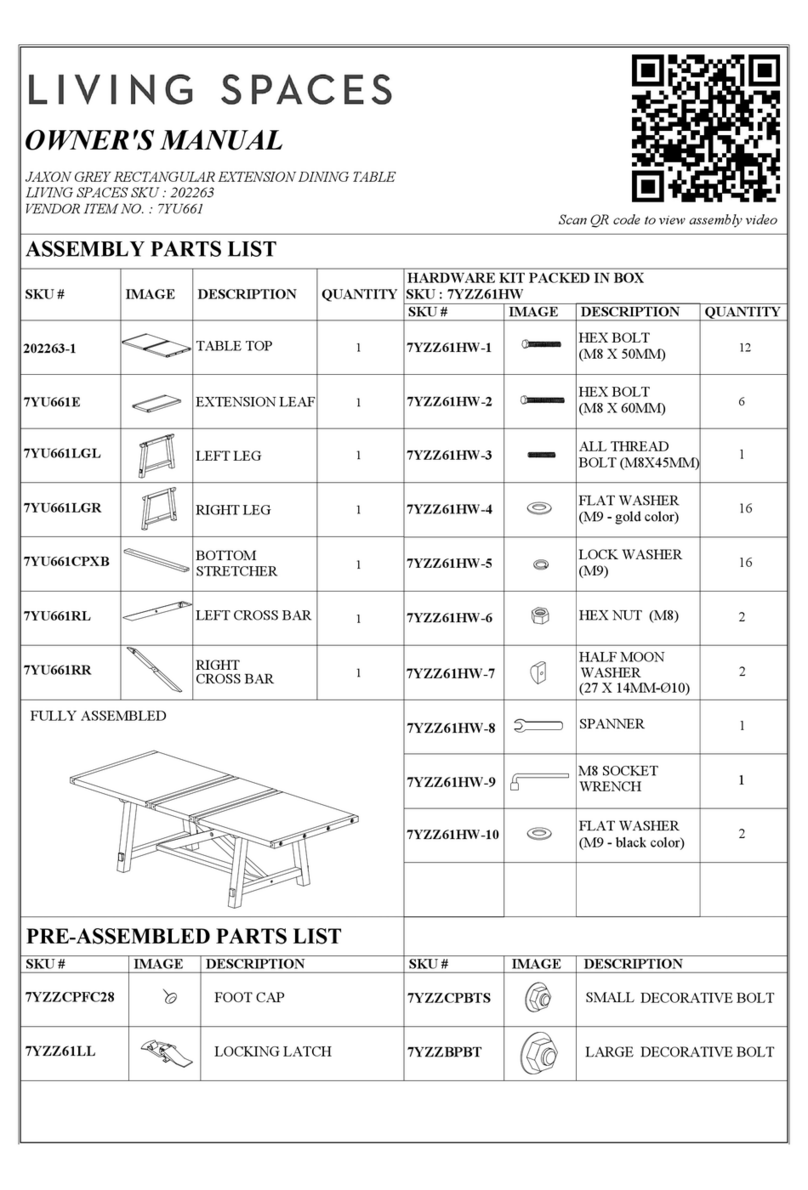 Living Spaces JAXON GREY 7YU661 User manual Living Spaces JAXON GREY 7YU661 User manual