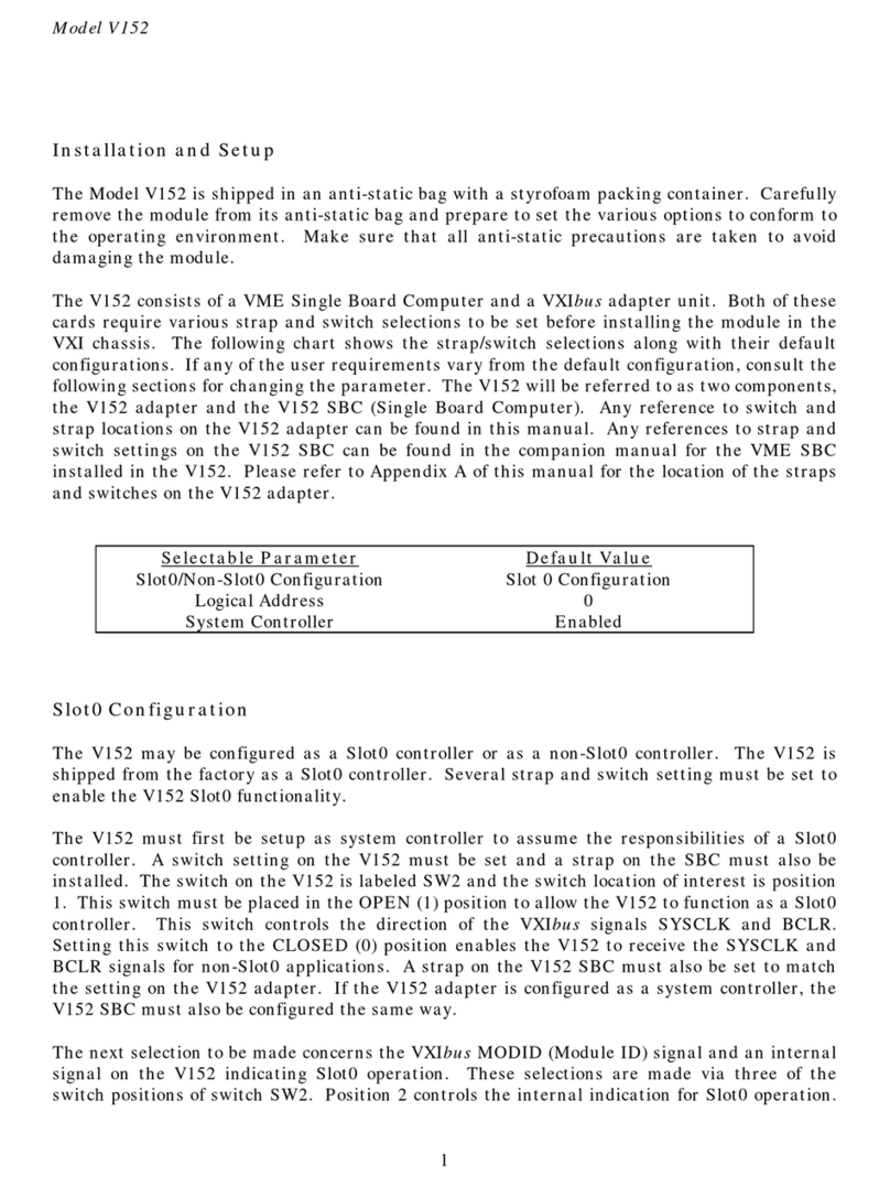 Vitrek V152 Manual