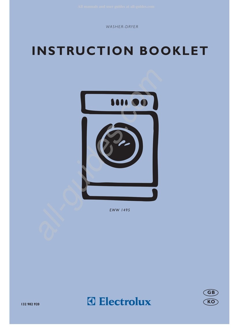 Electrolux EWW 1495 User manual
