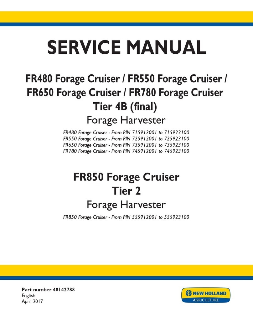 New Holland FR480 Forage Cruiser User manual