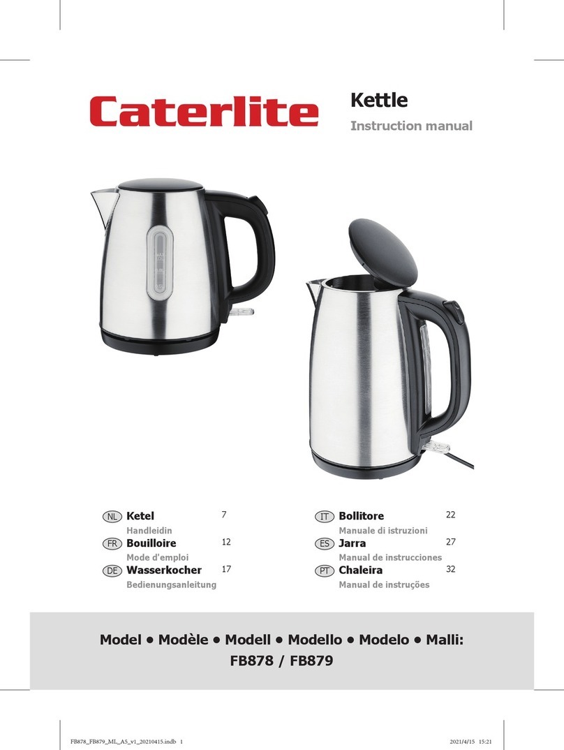 Caterlite FB878 User manual