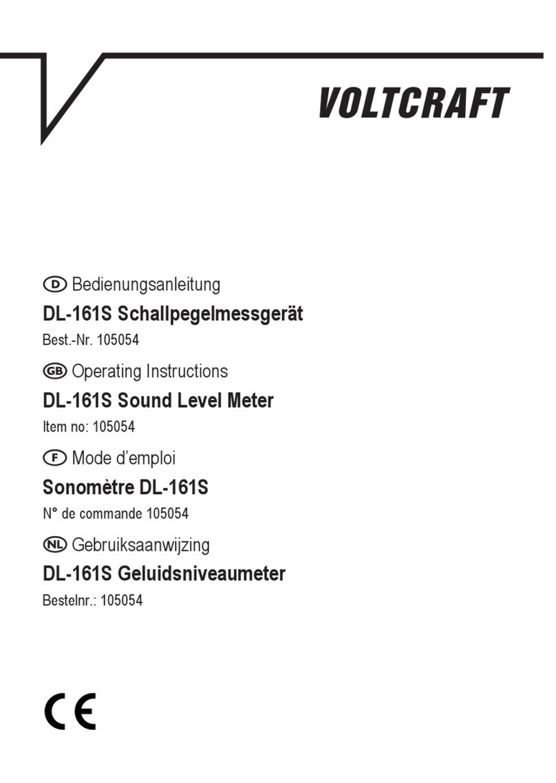 VOLTCRAFT DL-161S User manual