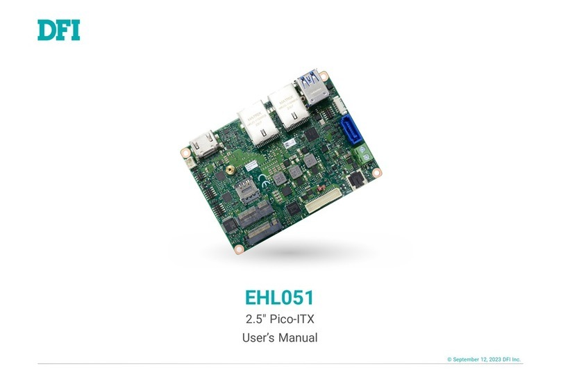 DFI EHL051 User manual