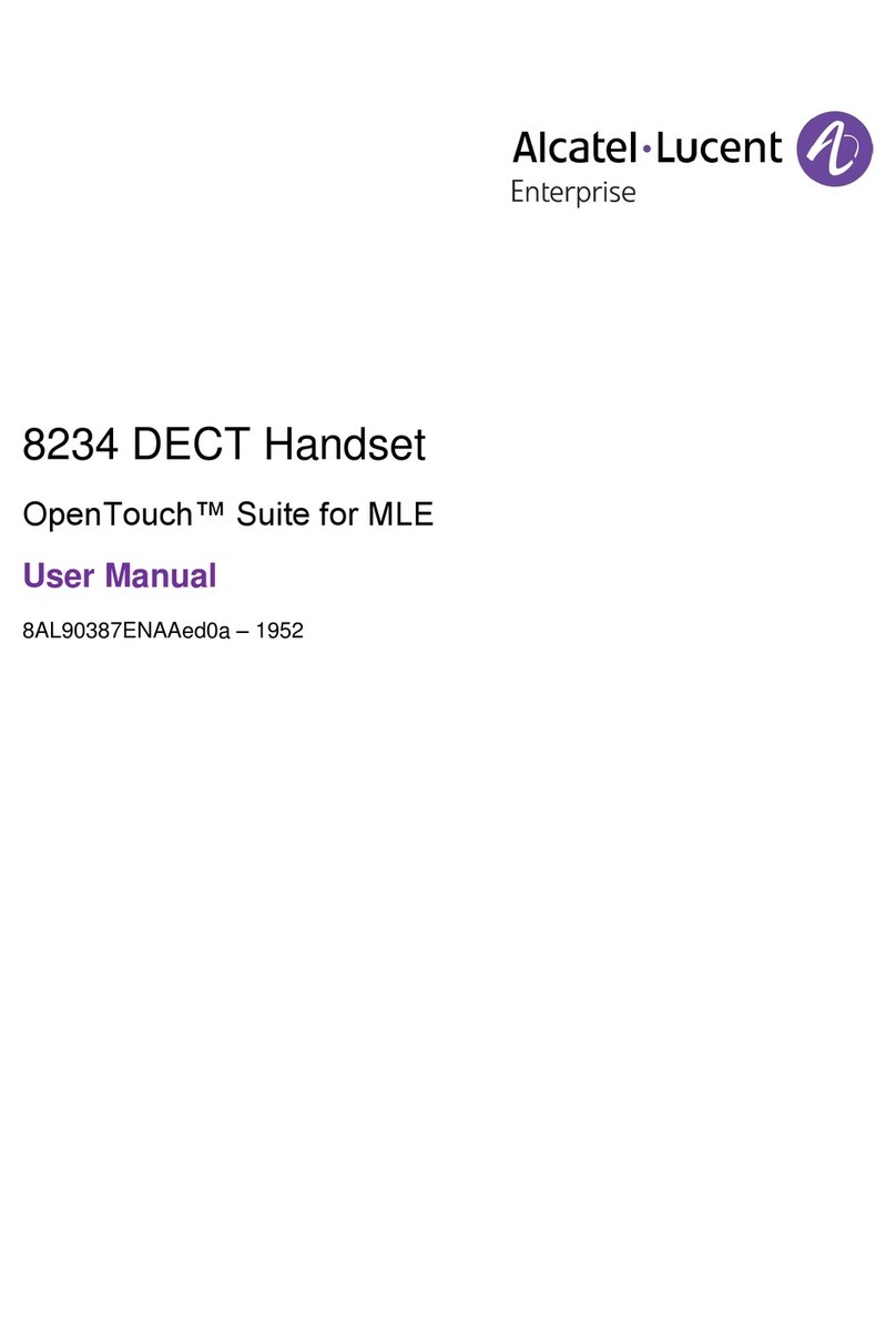 Alcatel-Lucent 8234 User manual