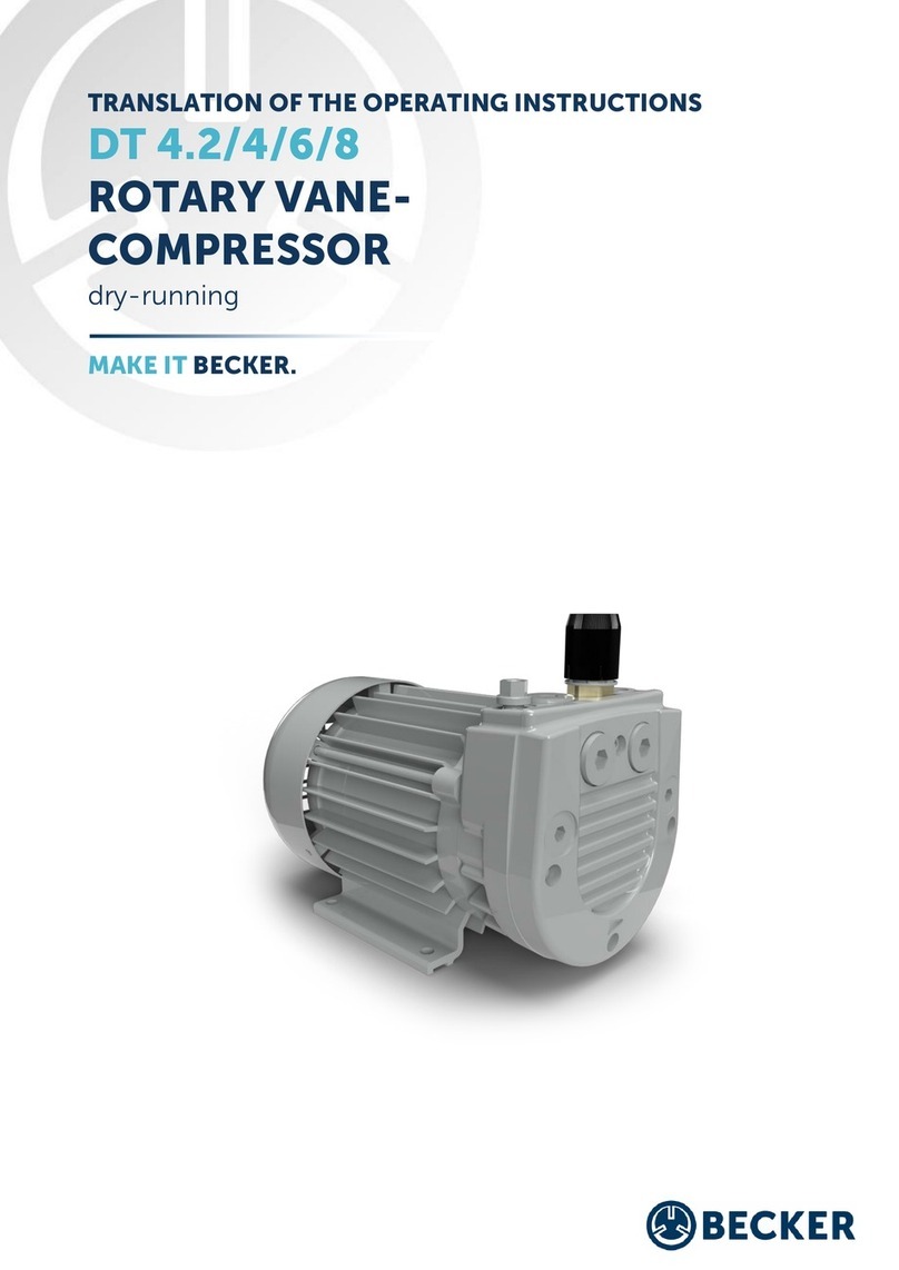 Becker DT 4.6 Operating instructions