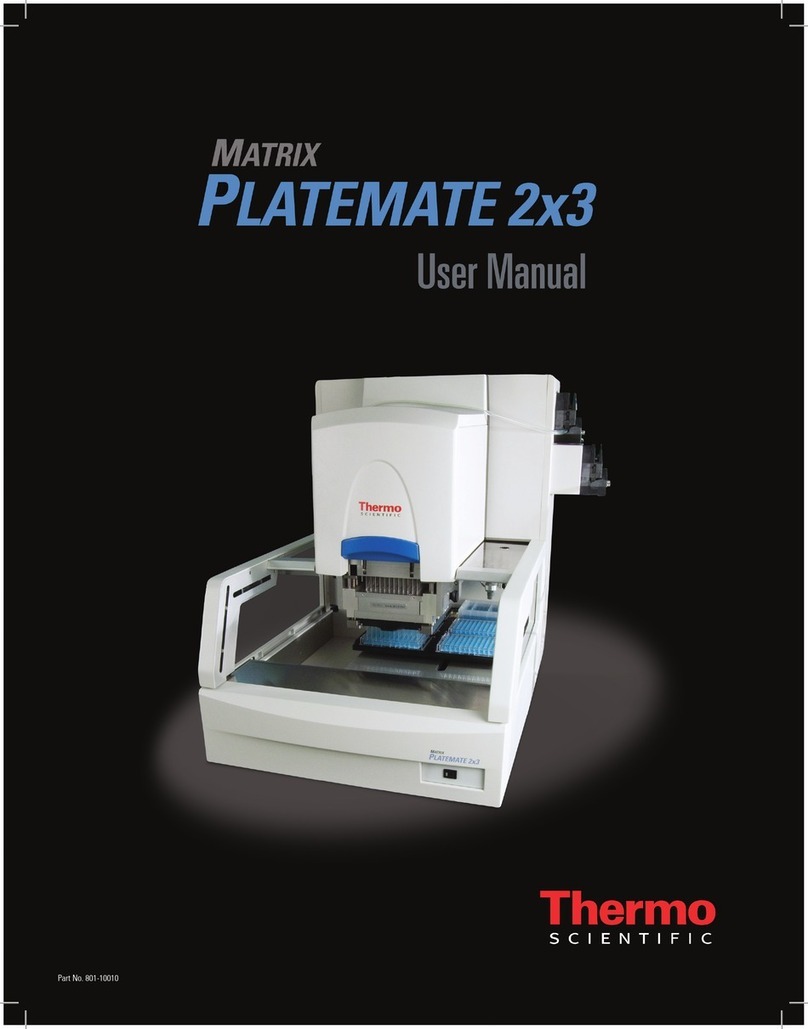 Thermo Scientific MATRIX PLATEMATE 2x3 user manual
