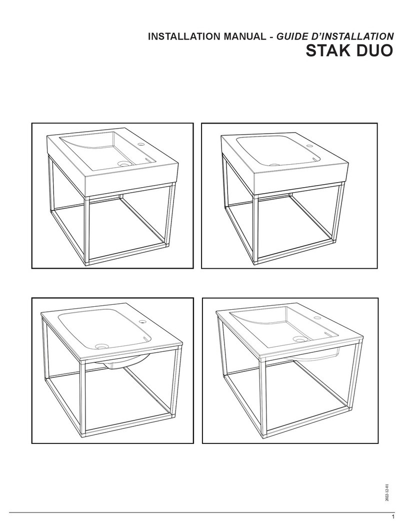 Fleurco Stak Duo LVSTF32-WM12-SH18 installation manual Fleurco Stak Duo LVSTF32-WM12-SH18 installation manual