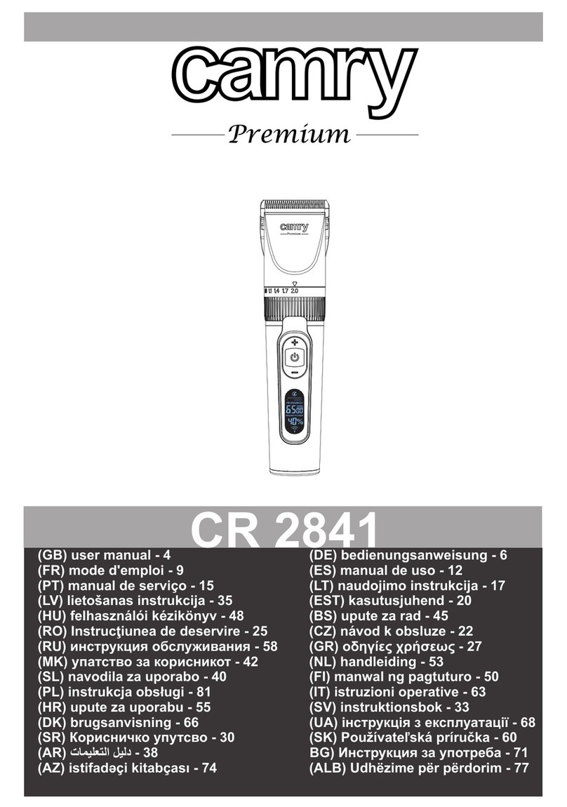 camry Premium CR 2841 user manual