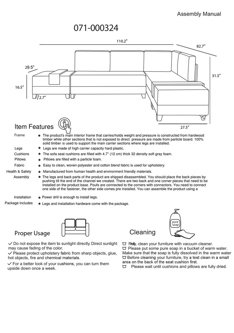 Pakketo PWF-0155 Assembly manual