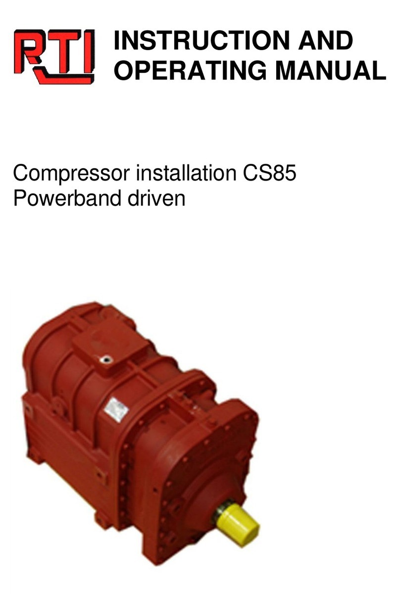 RTI CS85 Instructions and operating manual