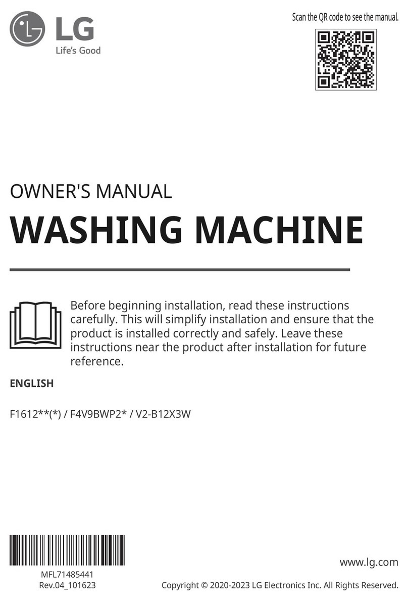 LG F1612 Series owner's manual