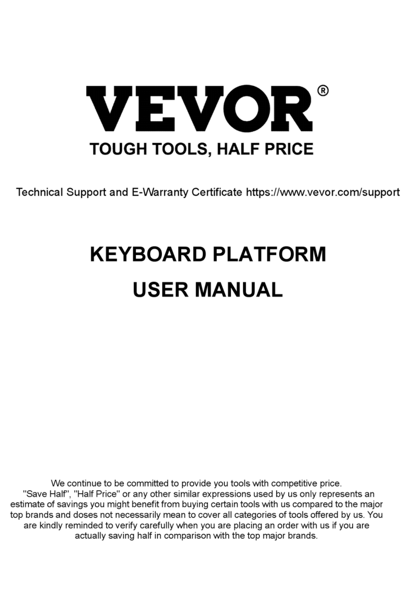 VEVOR SS-KB01 User manual