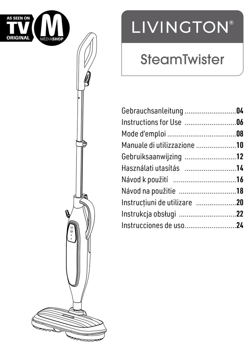 Livington SteamTwister Instructions for use