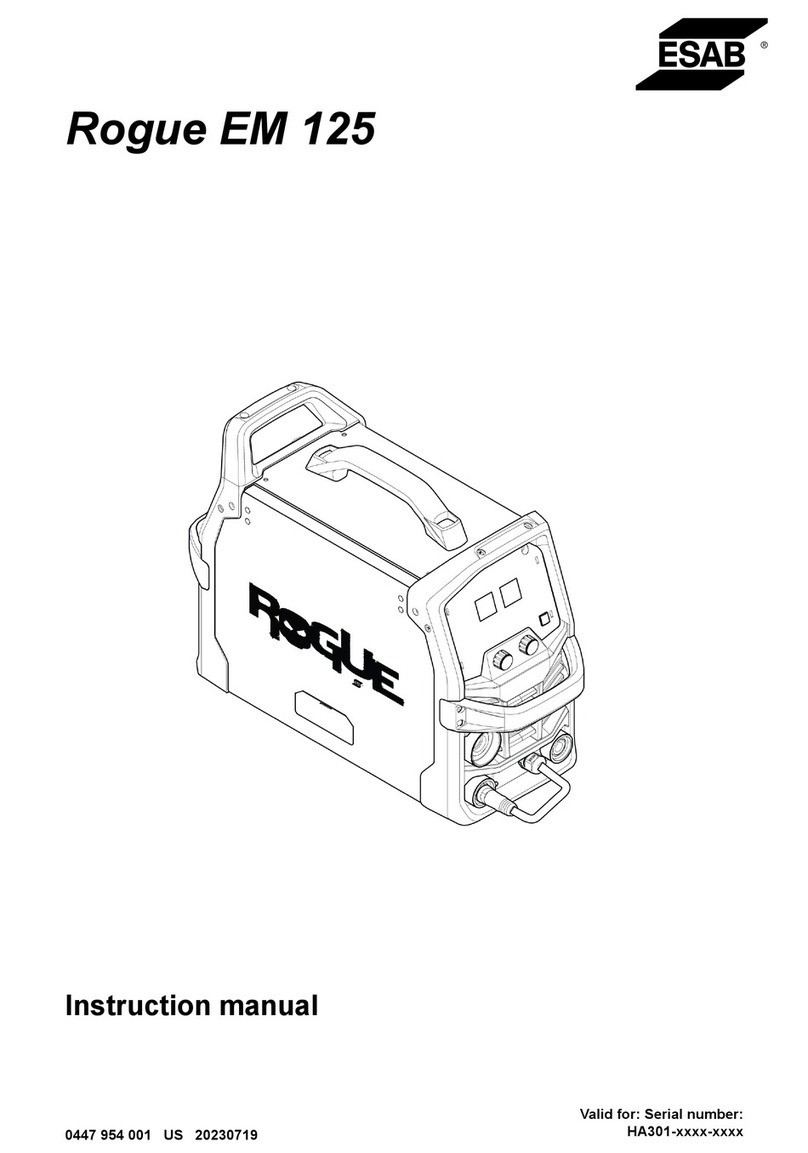 ESAB Rogue EM 125 instruction manual