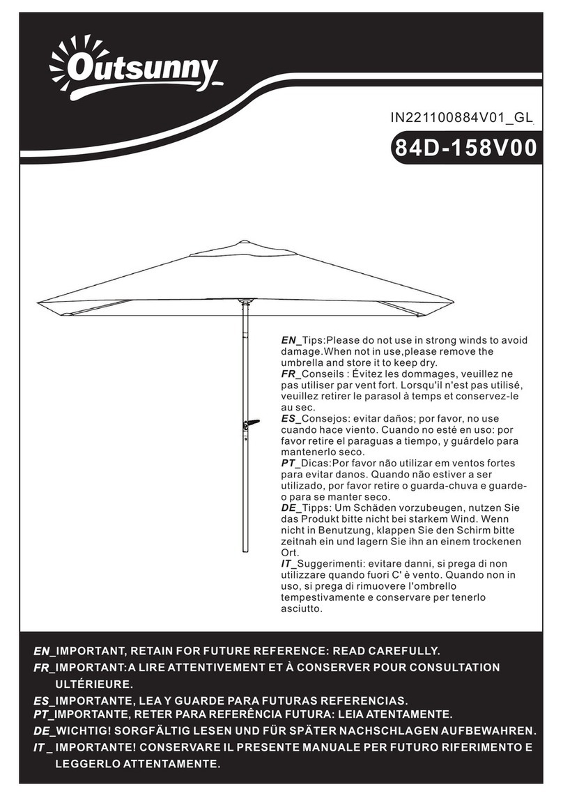 Outsunny 84D-158V00 manual