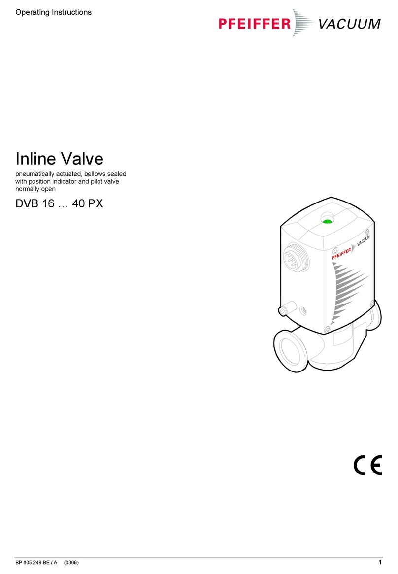 Pfeiffer Vacuum DVB Series operating instructions Pfeiffer Vacuum DVB Series operating instructions