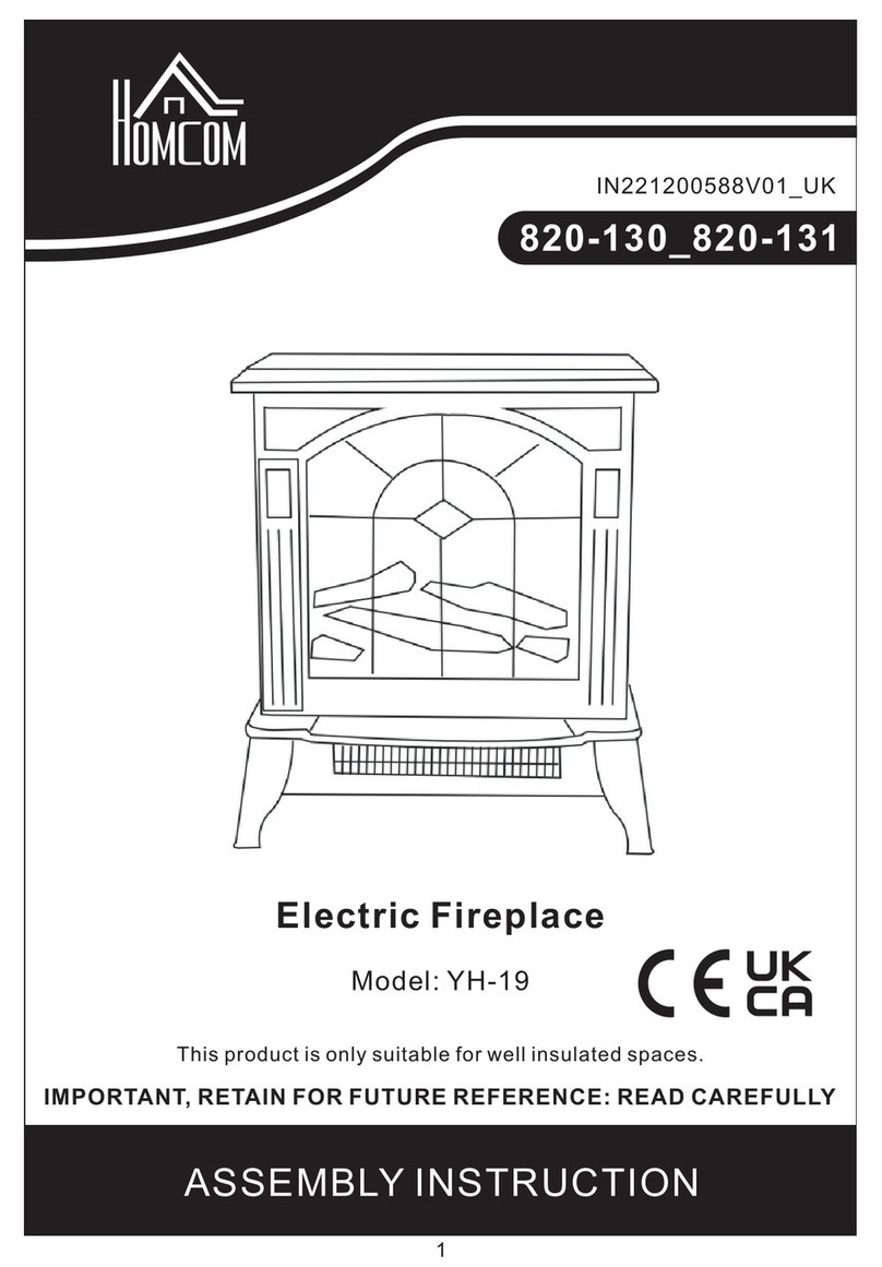 HOMCOM YH-19 Assembly instruction HOMCOM YH-19 Assembly instruction