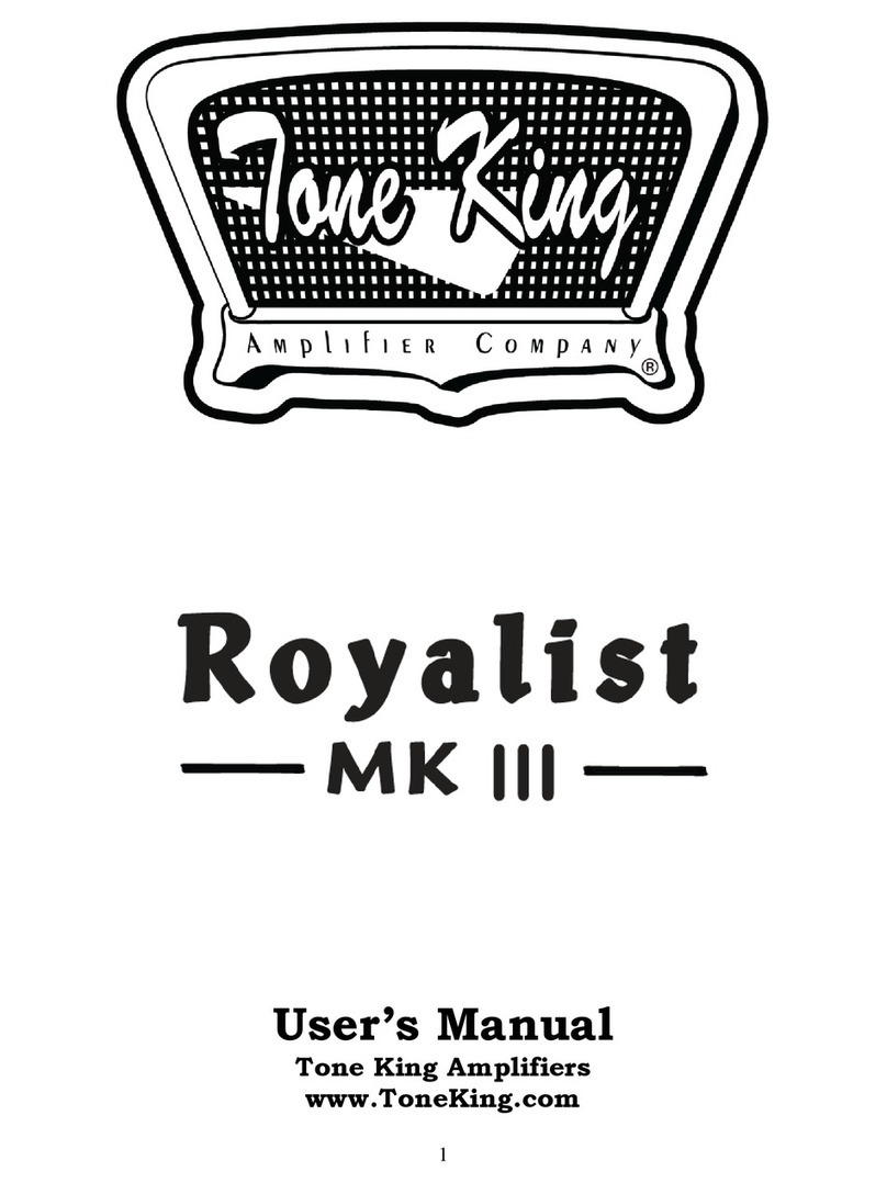 Tone King Royalist MK III user manual