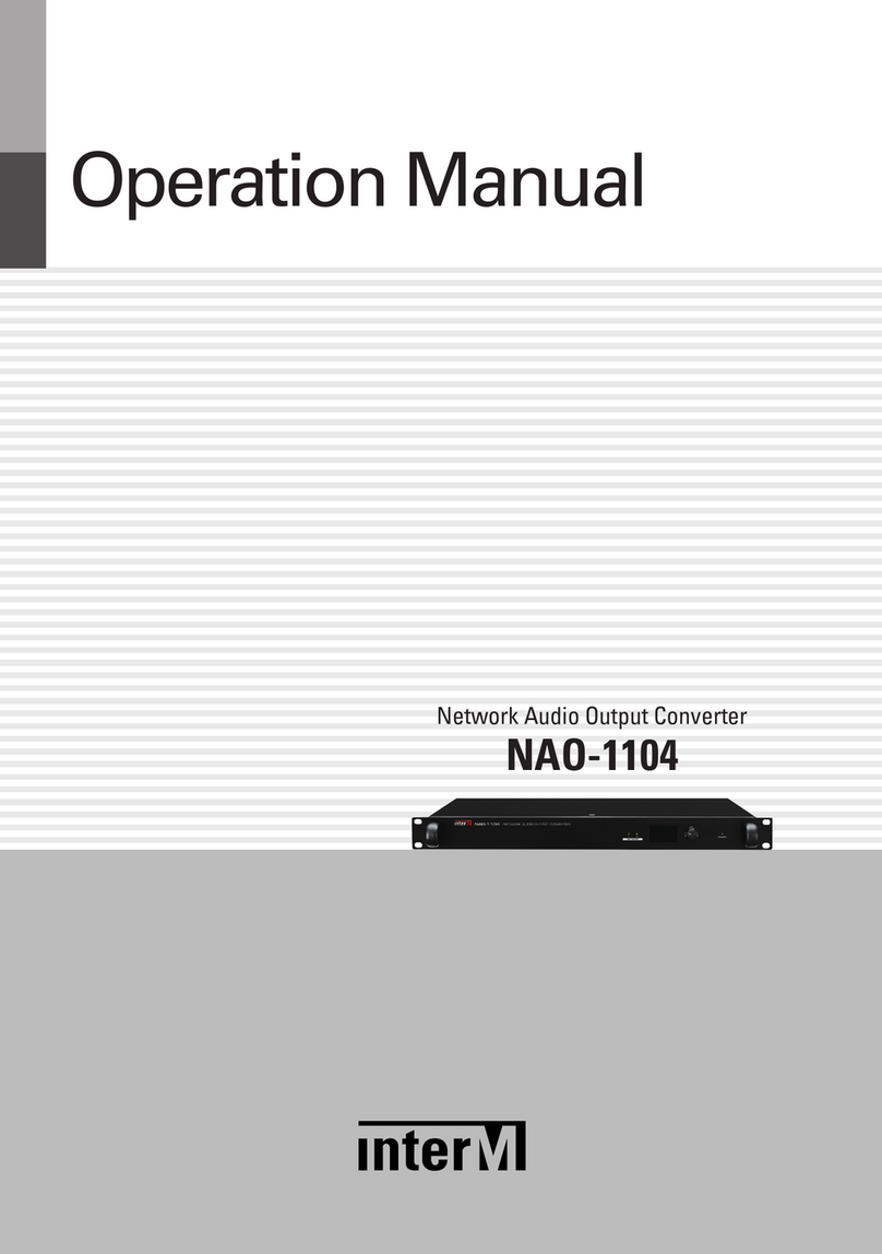 Inter-m NAO-1104 Operation manual