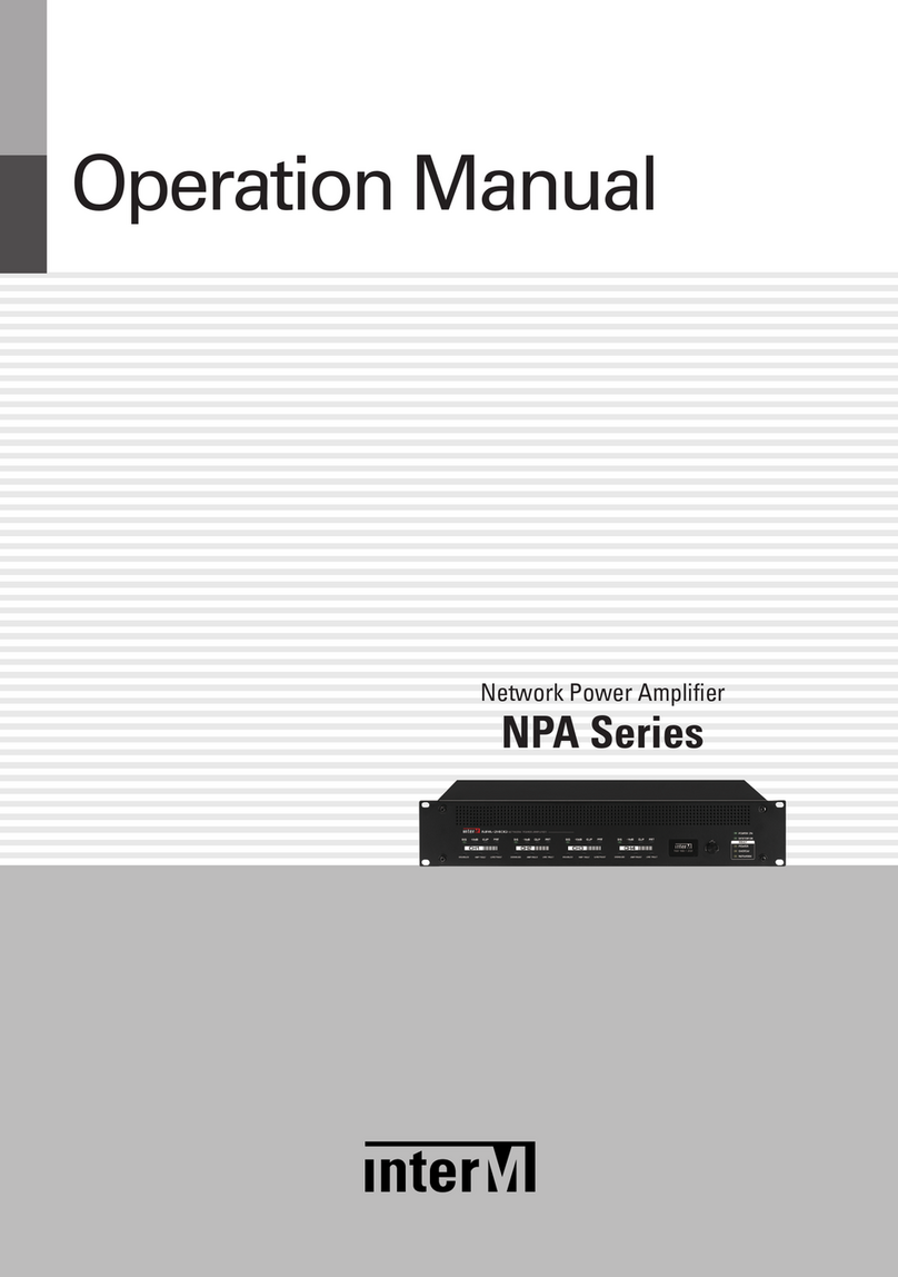 Inter-m NPA Series Operation manual