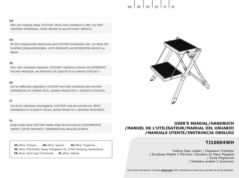 Costway TJ10004WH user manual