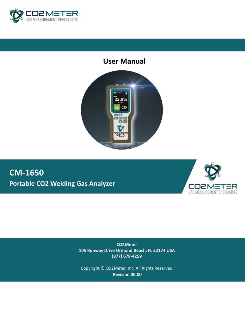 Co2meter CM-1650 user manual