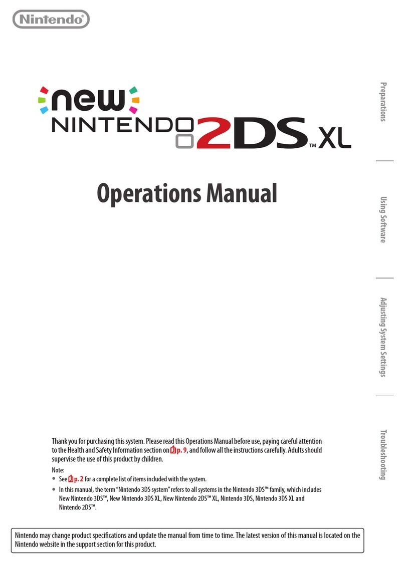 Nintendo New 2DS XL Operation manual Nintendo New 2DS XL Operation manual