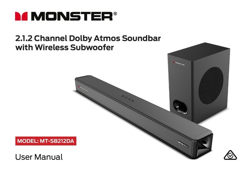 Monster MT-SB212DA User manual
