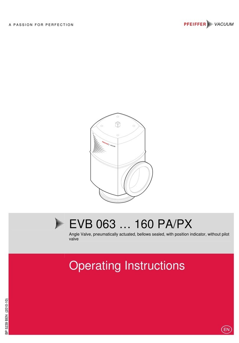 Pfeiffer Vacuum EVB Series User manual