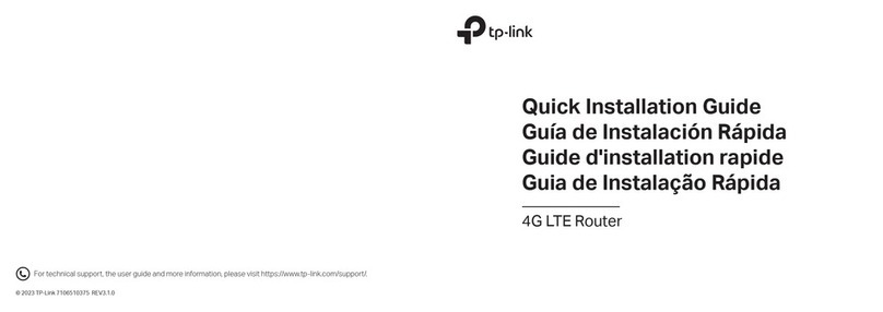 TP-Link TL-MR6400 V3 Quick installation guide TP-Link TL-MR6400 V3 Quick installation guide