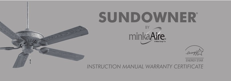 minkaAire SUNDOWNER F589-TCL Guide