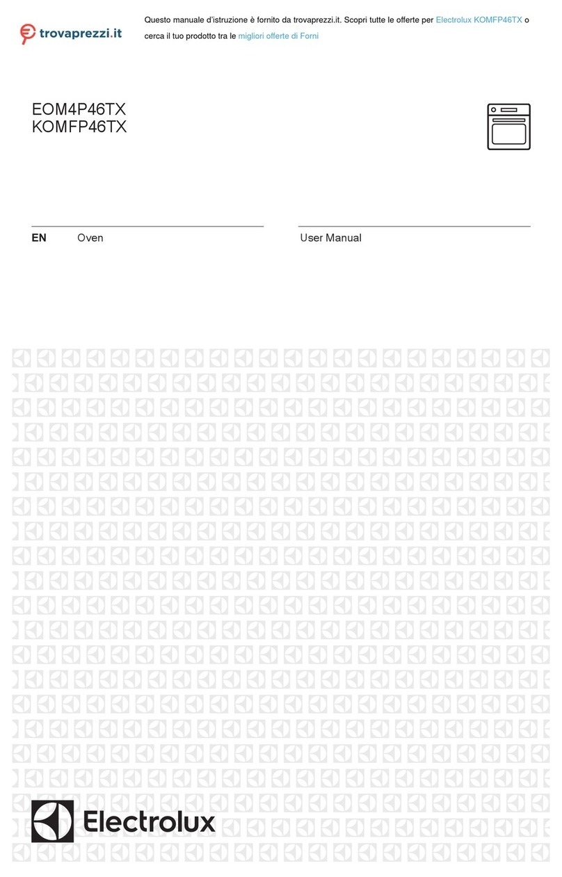 Electrolux EOM4P46TX user manual