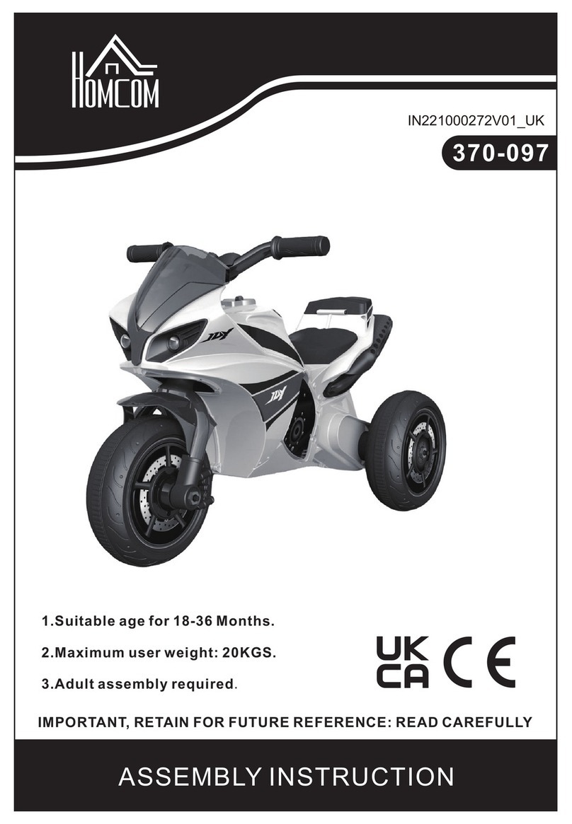 HOMCOM 370-097 Assembly instruction