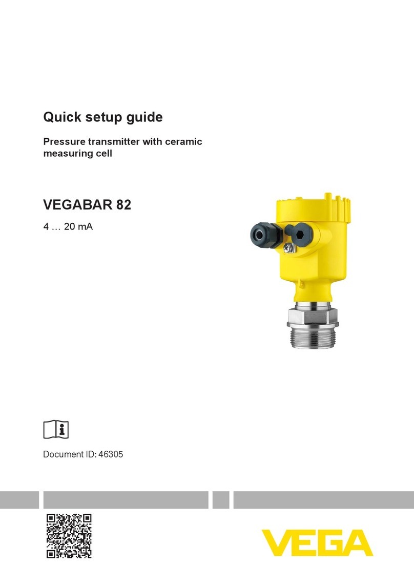 Vega VEGABAR 82 Quick setup guide