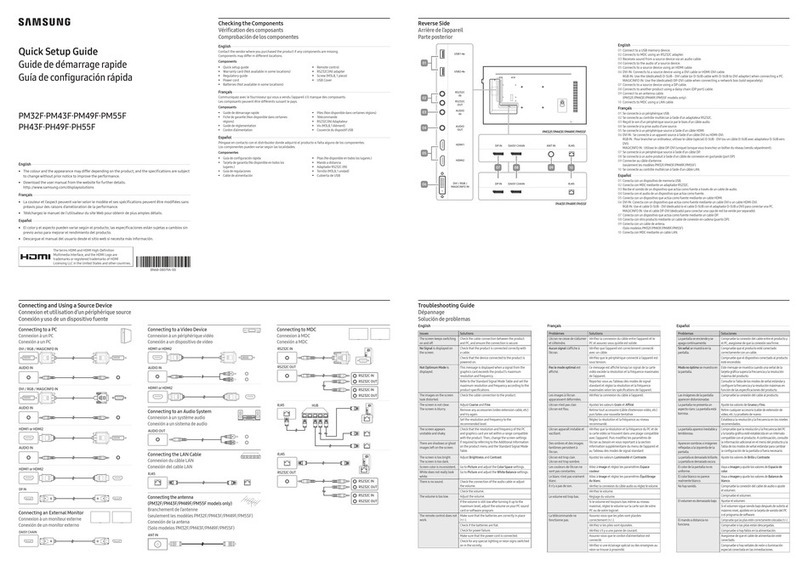 Samsung PH43F User manual