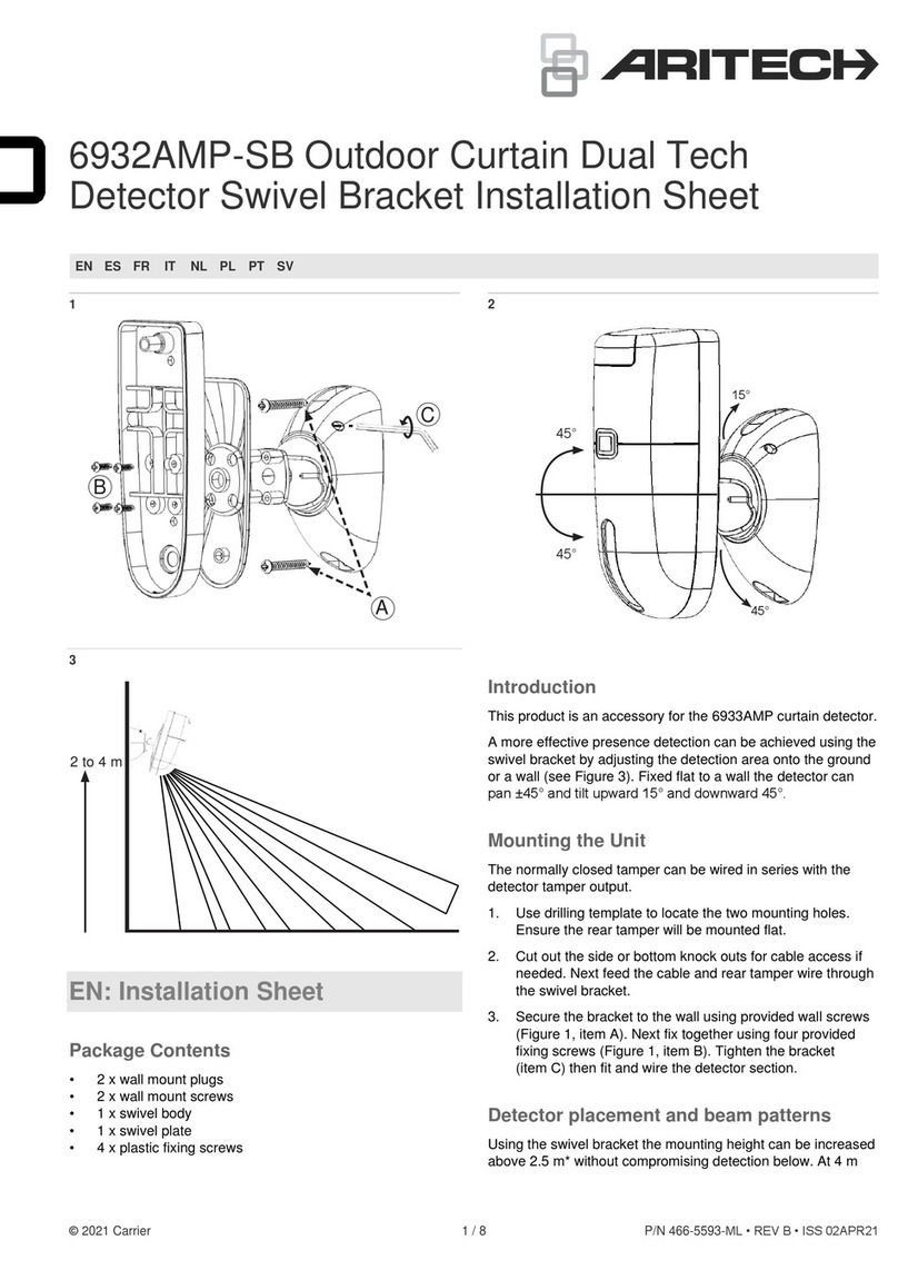Aritech 6932AMP-SB Installation sheet Aritech 6932AMP-SB Installation sheet