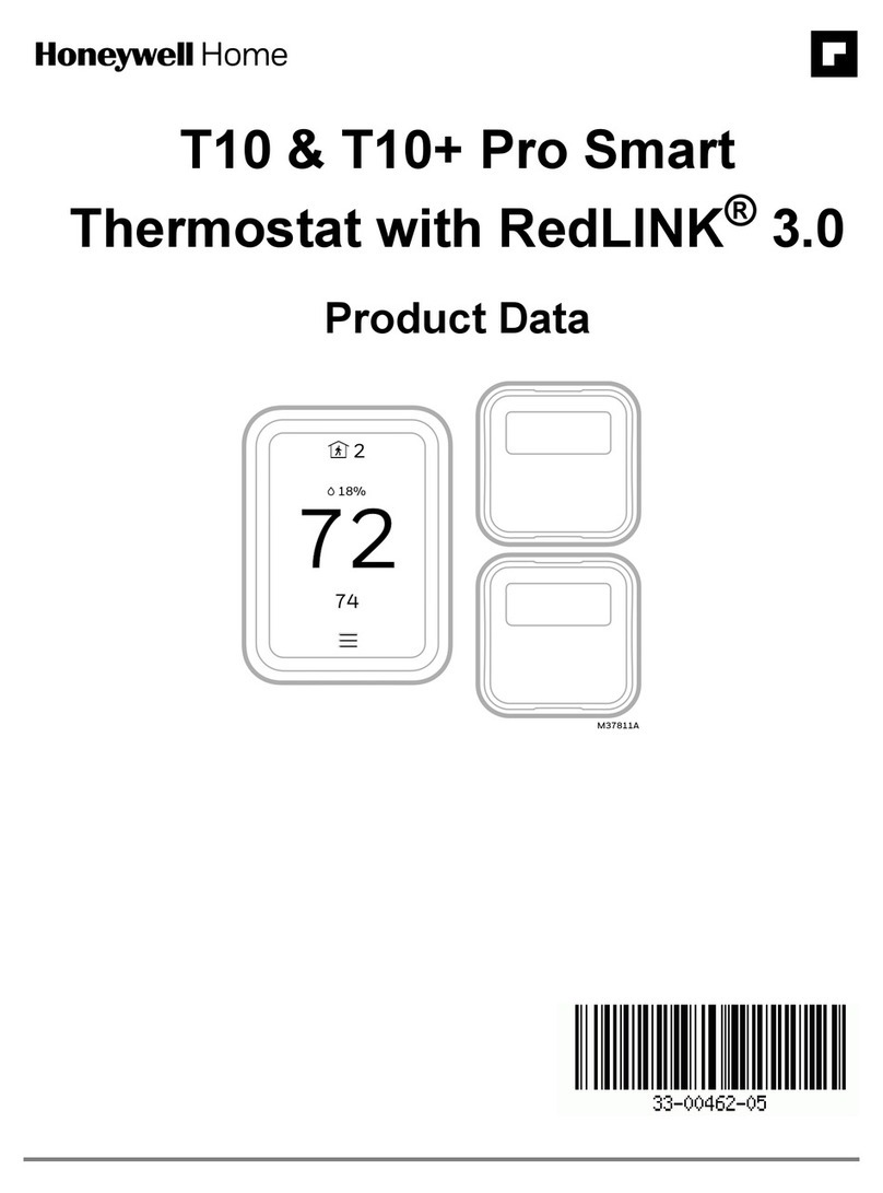 Honeywell Home T10 Operation manual