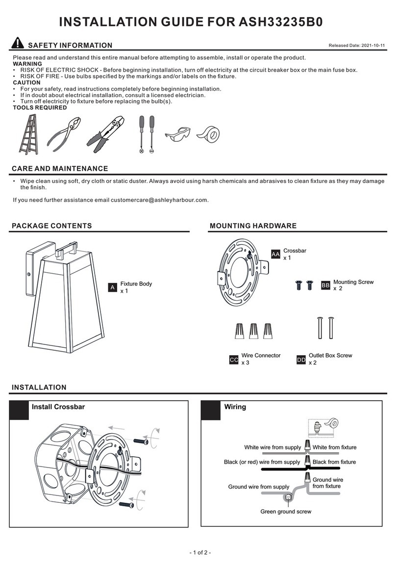 LOWE'S ASH33235B0 installation guide