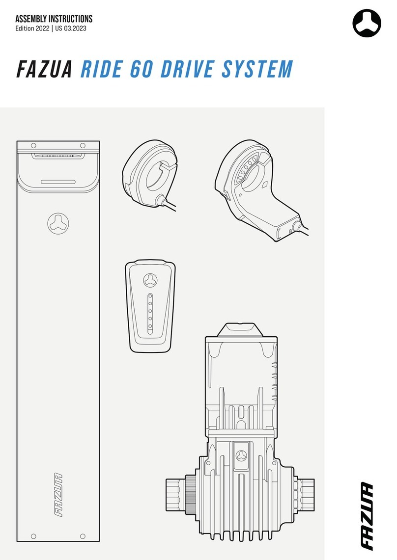 FAZUA RIDE 60 Assembly instructions