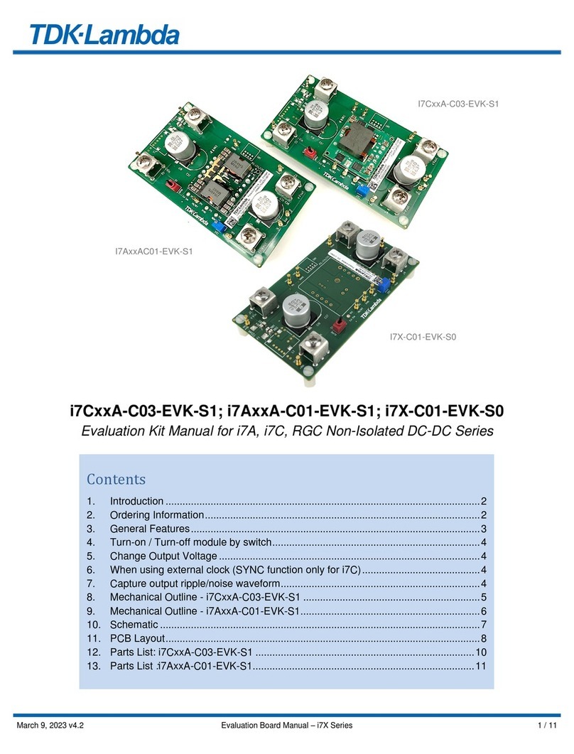 TDK-Lambda i7C A-C03-EVK-S1 Series manual