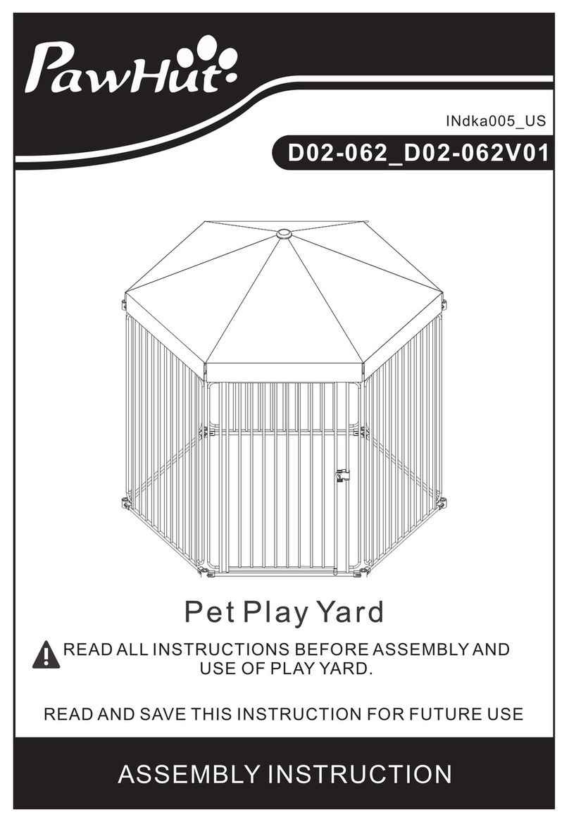 PawHut D02-062 User manual PawHut D02-062 User manual