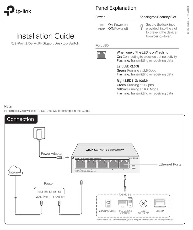 TP-Link TL-SG105-M2 V2 installation guide