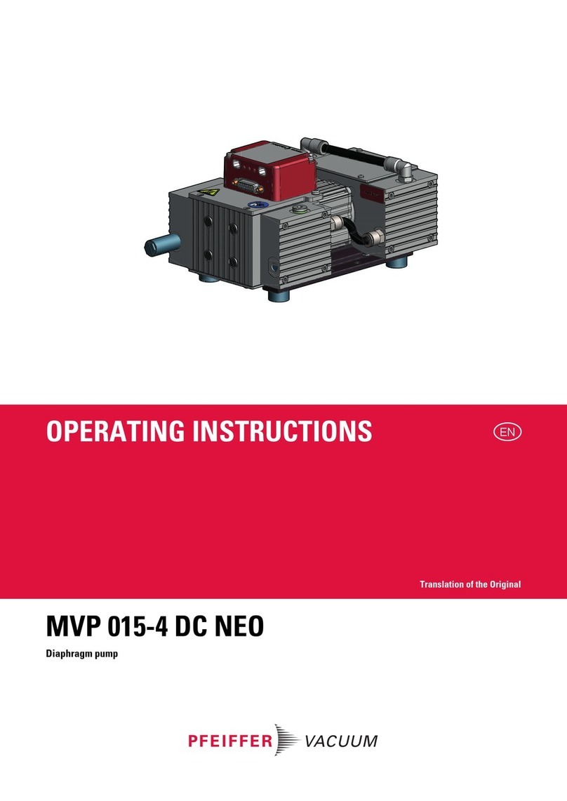 Pfeiffer Vacuum MVP 015-4 DC operating instructions